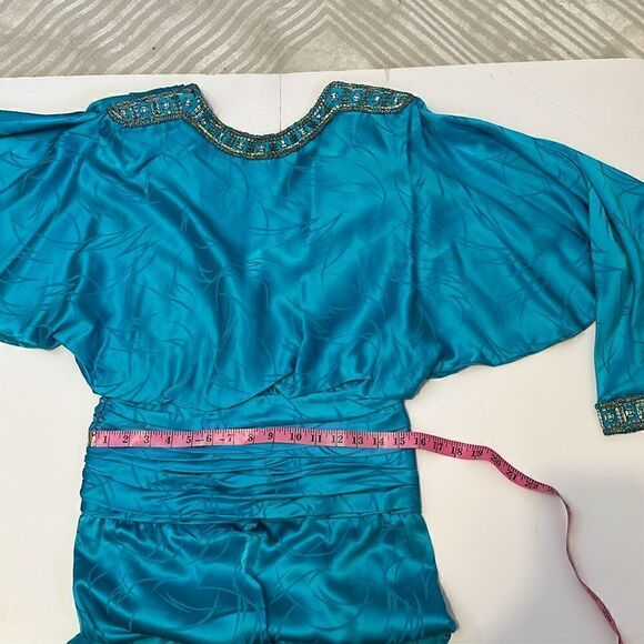 Vintage Francesca of Damon for starington women’s silk midi dress size 10 - Picture 12 of 12